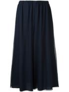 Jil Sander Layered Culottes - Blue