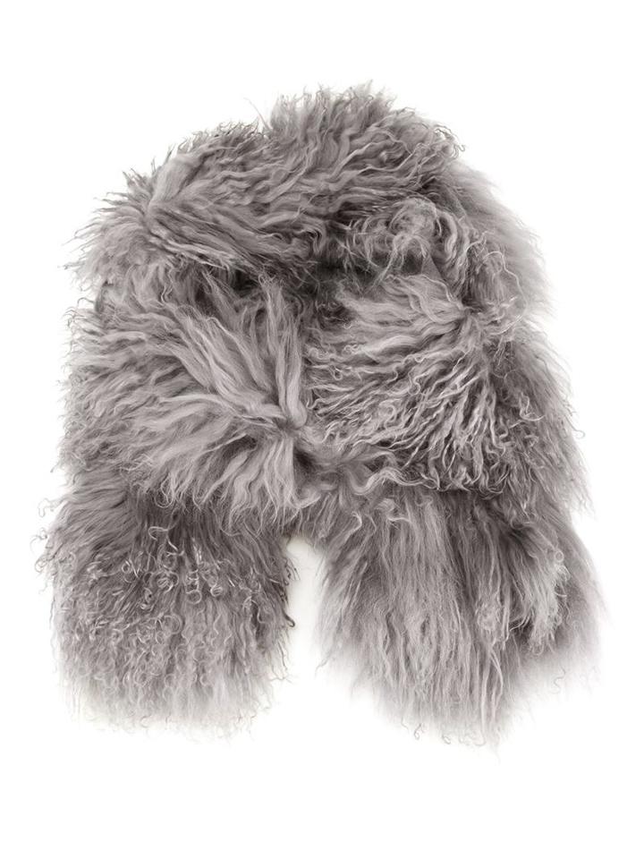 Le Ciel Bleu Lamb Fur Scarf