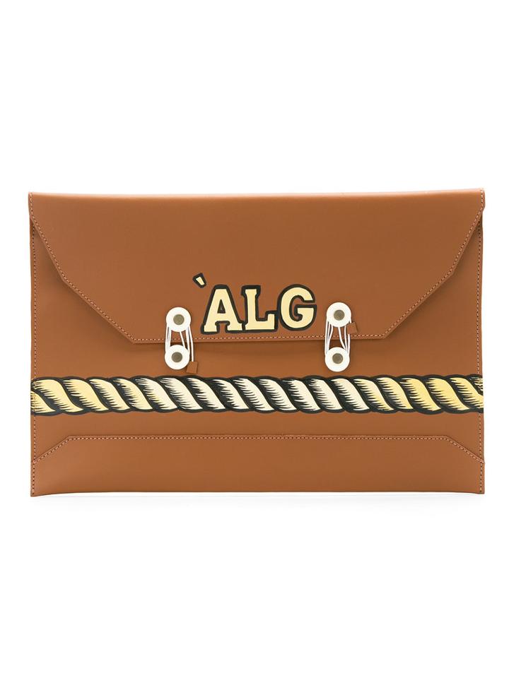 À La Garçonne - Leather Pouch - Women - Leather - One Size, Brown, Leather