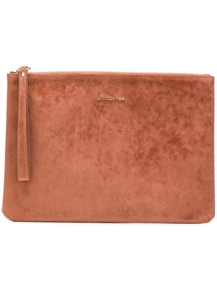 Lancaster Velvet Clutch Bag - Nude & Neutrals