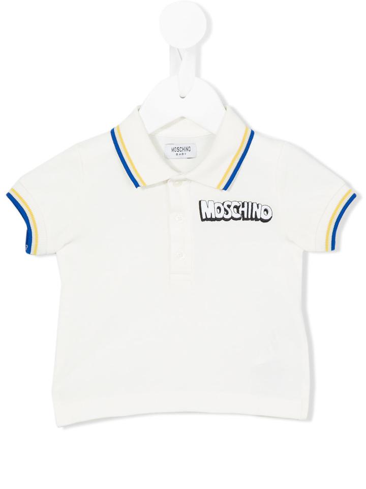 Moschino Kids Classic Polo Shirt, Boy's, Size: 18-24 Mth, White