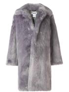 Hope Faux-fur Coat - Grey