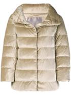 Herno Padded Zipped Jacket - Nude & Neutrals