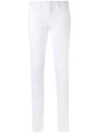 Love Moschino - Skinny Jeans - Women - Cotton/spandex/elastane - 29, White, Cotton/spandex/elastane