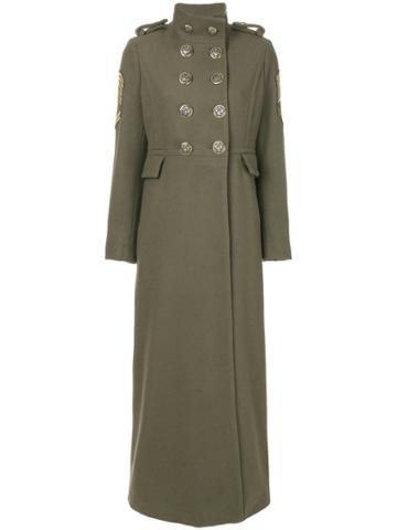 History Repeats Long Coat - Green