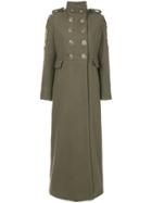 History Repeats Long Coat - Green