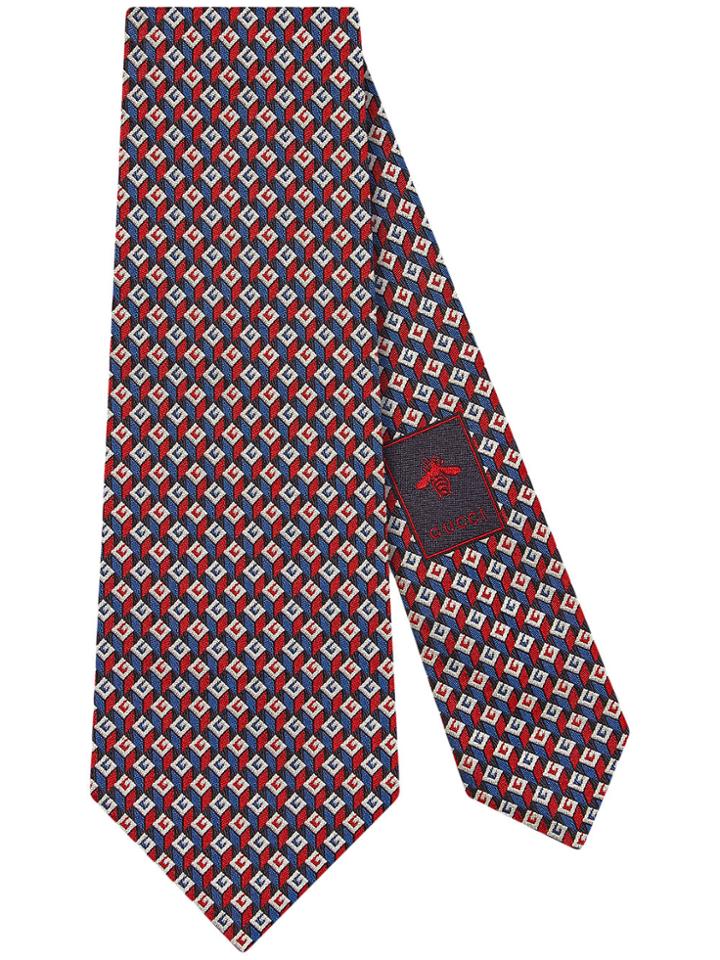Gucci 3-d G Silk Tie - Unavailable