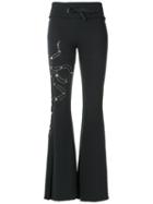 Andrea Bogosian - Wide Leg Trousers - Women - Cotton/polyester - G, Black, Cotton/polyester