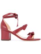 Alexandre Birman Bow Strappy Sandals - Red