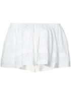Off Shoulder Blouse - Women - Silk/cotton - 36, White, Silk/cotton, Maison Rabih Kayrouz