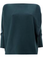 Maison Ullens Boat Neck Jumper - Blue