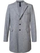 Harris Wharf London Single Breasted Coat, Men's, Size: 50, Grey, Silk/cashmere/virgin Wool