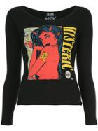 Hysteric Glamour Kozik Print Long Sleeve Blouse - Black
