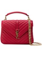 Saint Laurent - Monogram Envelope Bag - Women - Leather - One Size, Red, Leather