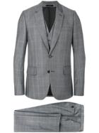Paul Smith Checked Two Piece Suit - Grey