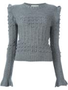 Philosophy Di Lorenzo Serafini Ribbed Jumper, Women's, Size: 44, Grey, Virgin Wool