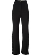 Chanel Vintage Button Detail Bootcut Trouser