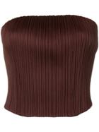 Pleats Please By Issey Miyake Bandeau Top - Brown