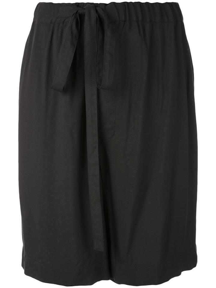 Yohji Yamamoto Drawstring Shorts - Black