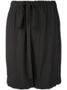 Yohji Yamamoto Drawstring Shorts - Black