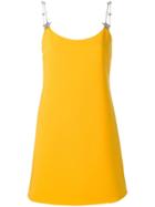 Miu Miu Crystal-embellished Mini Dress - Yellow