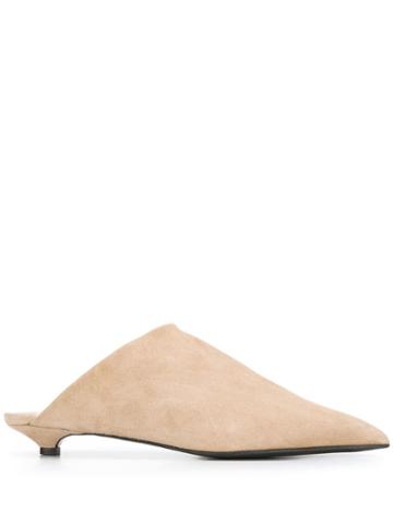 Acne Studios Pointed Toe Mules - Brown