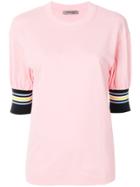 Sportmax Short Sleeve T-shirt - Pink & Purple
