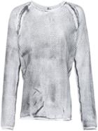 Lost & Found Ria Dunn Washed Effect Sweatshirt, Men's, Size: Xl, White, Cotton
