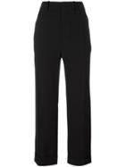 Chloé Cropped Tailored Trousers - Black