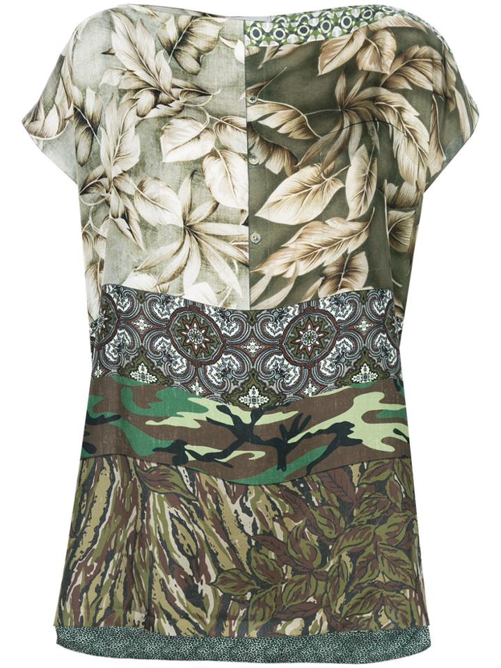 Pierre-louis Mascia Short Sleeved Blouse - Green