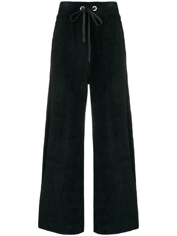No Ka' Oi Loose Flare Sport Trousers - Black