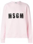 Msgm Msgm X Diadora Branded Sweatshirt - Pink & Purple