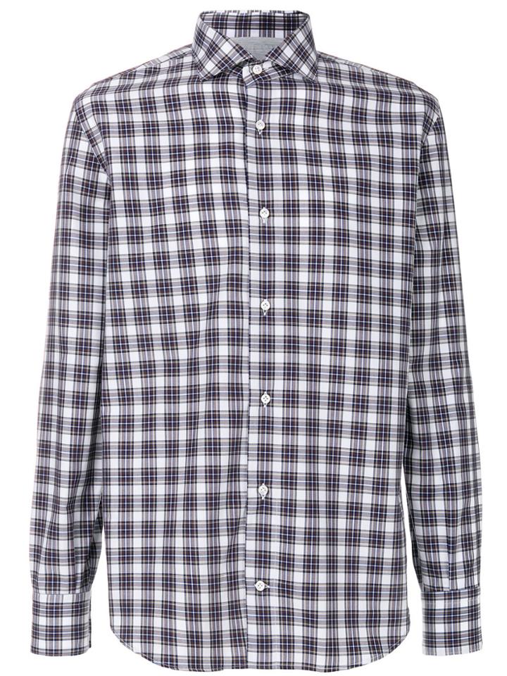 Eleventy Plaid Shirt - Multicolour