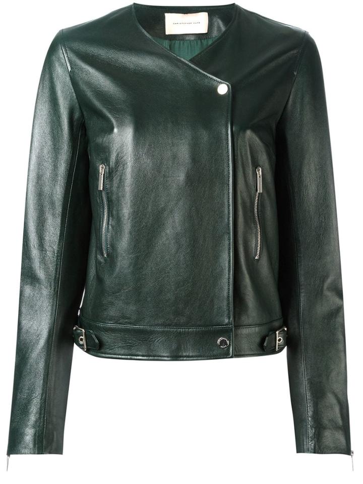 Christopher Kane Biker Jacket - Green