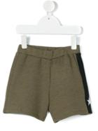 Douuod Kids - Star Panel Knit Shorts - Kids - Cotton - 4 Yrs, Toddler Boy's, Green