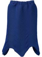 Issey Miyake Wave Pleat Skirt - Blue