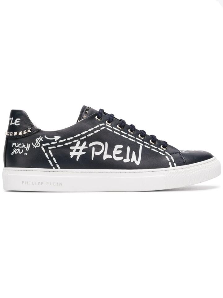 Philipp Plein No Regrets Sneakers - Blue