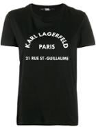 Karl Lagerfeld Signature T-shirt - Black