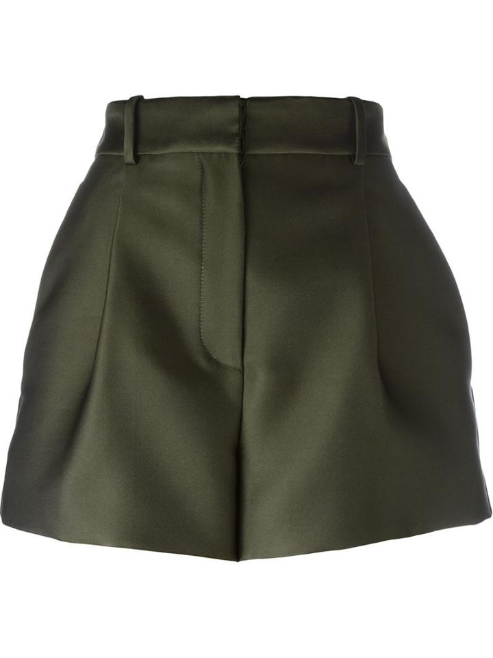 Versace Pleated Mini Shorts