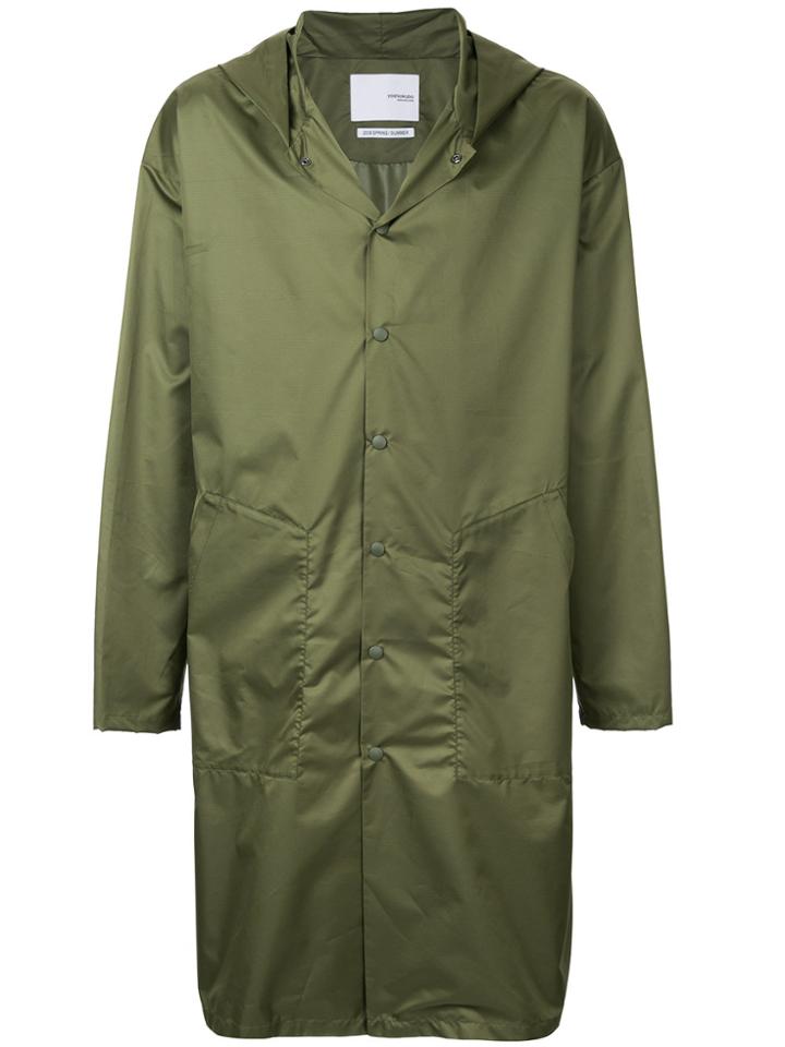 Yoshiokubo Think Before Wear Packable Raincoat - Green