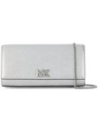 Michael Michael Kors Mott Metallic Leather Chain Wallet