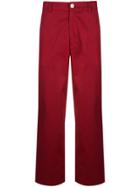 Iise Straight-leg Trousers - Red
