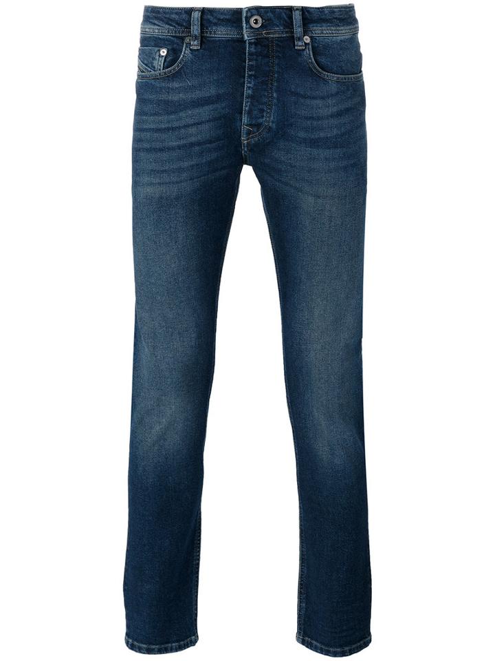 Diesel Black Gold Slim-fit Jeans, Men's, Size: 32, Blue, Cotton/spandex/elastane