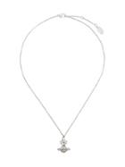 Vivienne Westwood Orbit Crystal Pendant Necklace - Metallic