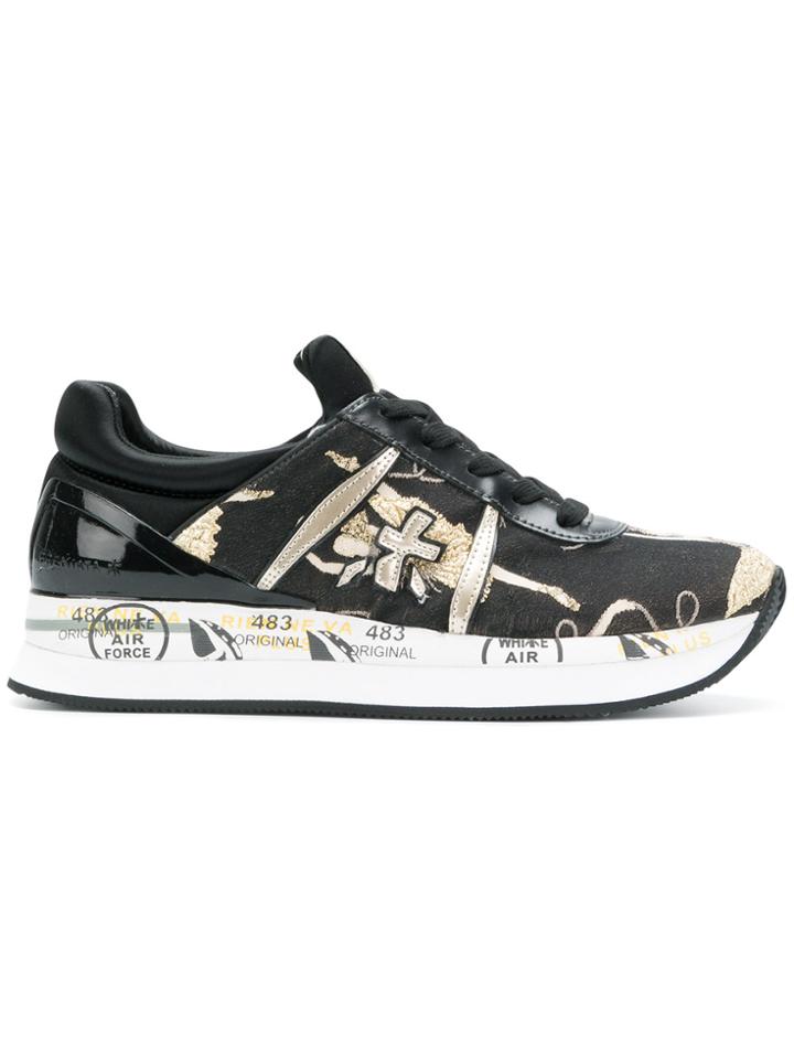 Premiata Chunky Sole Sneakers - Black