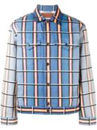 Jw Anderson Check Canvas Jacket - Blue