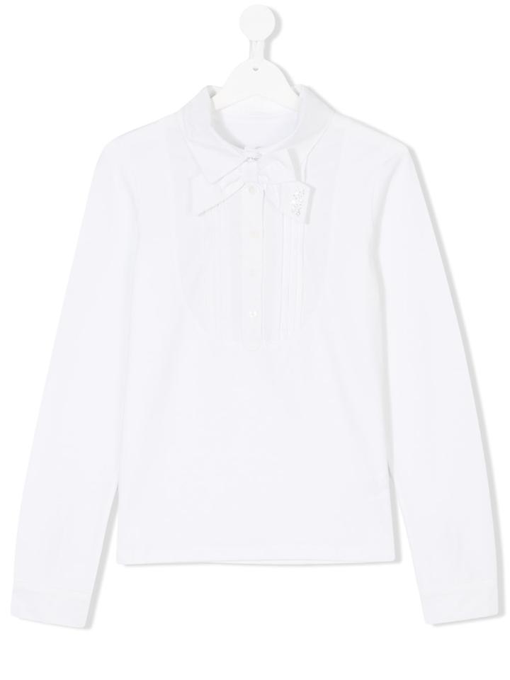 Lapin House Bow Detail Shirt - White