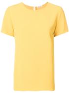 P.a.r.o.s.h. Short-sleeve Shift Blouse - Yellow