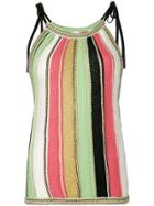 M Missoni Striped Knit Tank Top - Multicolour