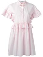 Vivetta 'formica' Shirt Dress, Women's, Size: 38, Pink/purple, Cotton